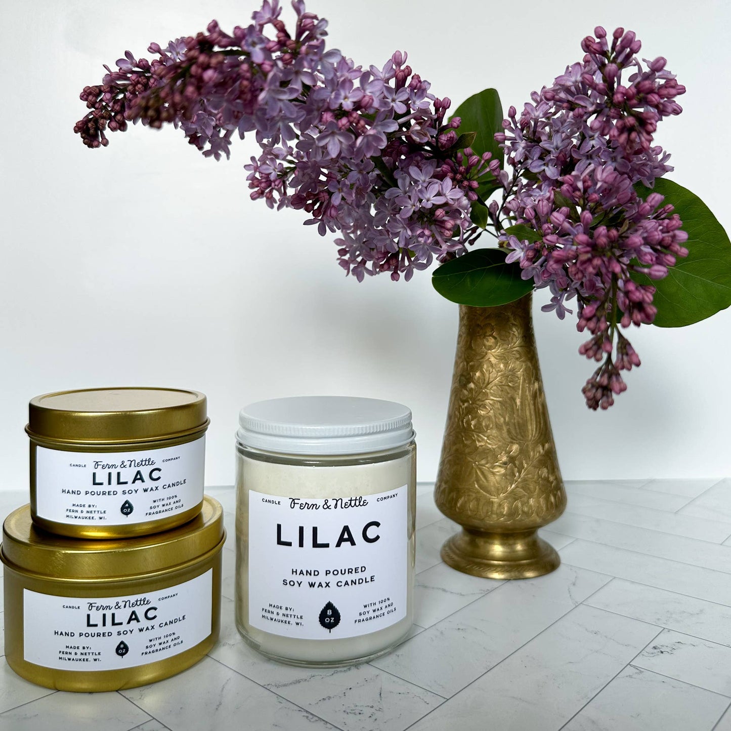 Lilac Soy Wax Candle