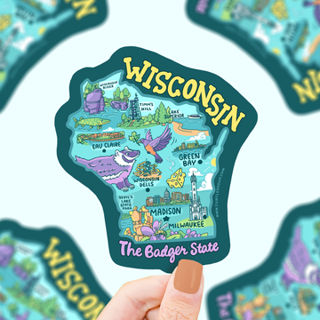 Badger State Sticker