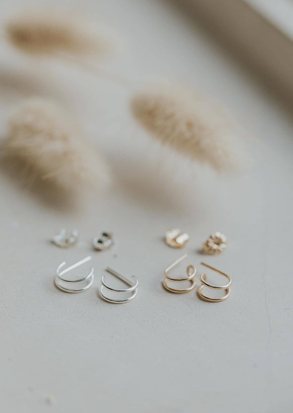 Hello Adorn: Double Up Posts Earrings