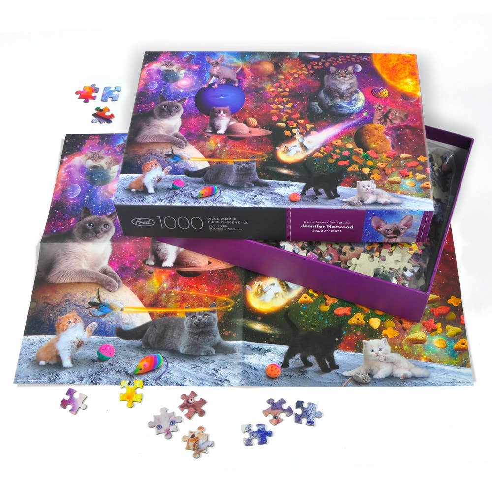 Galaxy Cats 1000 Piece Puzzle