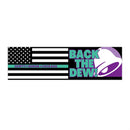 Back the Dew (Baja Blast) Bumper Sticker-3