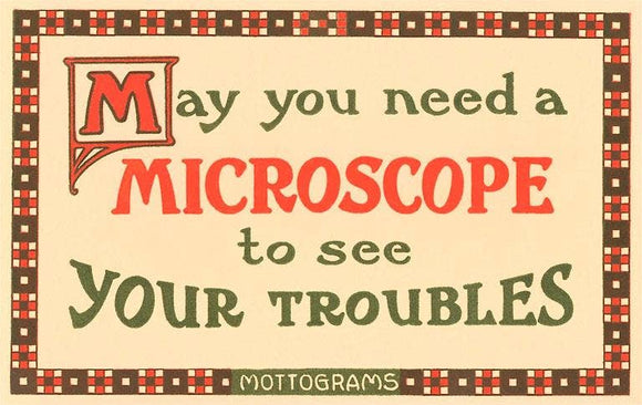 Microscope to See Your Troubles Magnet