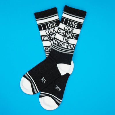 I Love Cock And Hate The Government Socks - 0