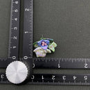 Ceramic Flower Stud Earrings-4
