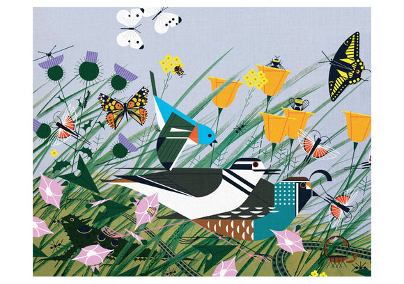 Once There Was a Field Charley Harper Notecard