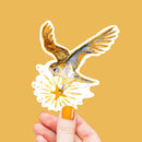 Barn Owl Star Sticker-1