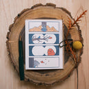 Cat Birdwatching Greeting Card-1