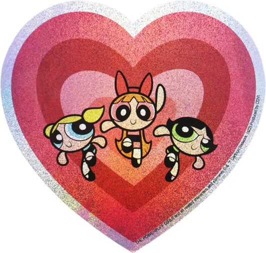 Powerpuff Girls Glittery Sticker
