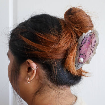 Large Oyster Hair Claw Clip - 0