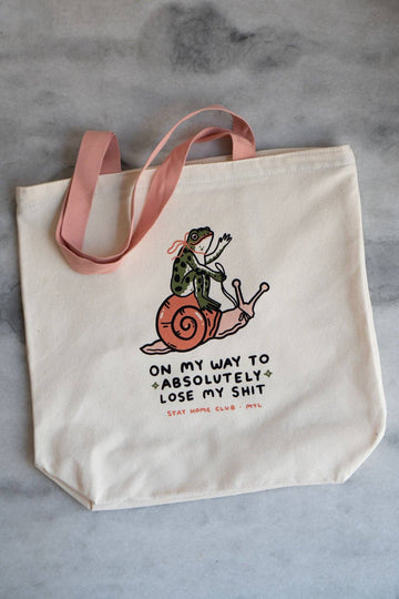 Lose my Shit Big Zip Tote