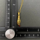 Palm Heart Charm Necklace-3