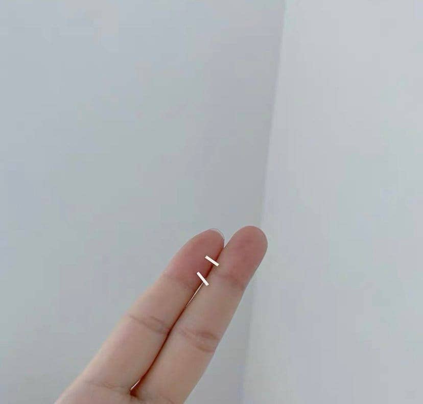 Bar Post Earrings