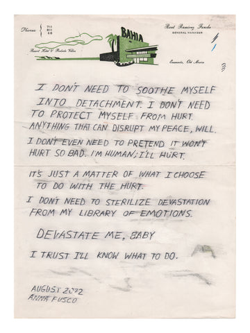 Devastate Me, Baby Art Print
