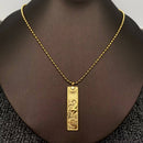Rectangular Zodiac Necklace-6