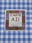 I Hate AI Sticker-1