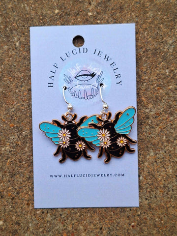 Bzzzzy Lil Bee Earrings - 0