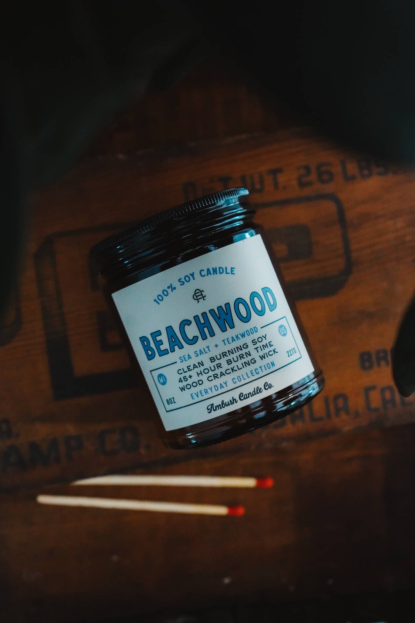 Beachwood | Sea Salt + Teakwood Candle