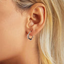 Dachshund Dog Hoop Earrings-2