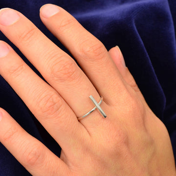 Geometric Bar Ring - 0