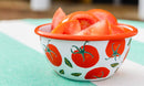 Tomato Red Enamel Bowl-2