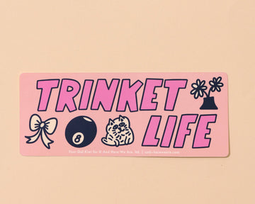 Trinket Life Mini Bumper Sticker
