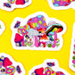 Mushroom LGBTQ+ Pride Garden Sticker