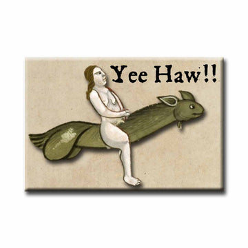 Medieval Yee Haw Magnet