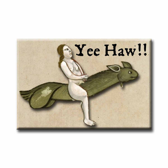 Medieval Yee Haw Magnet