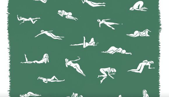 "Ways To Lay In The Grass" Art Print