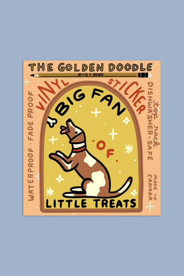 Big Fan of Little Treats Sticker