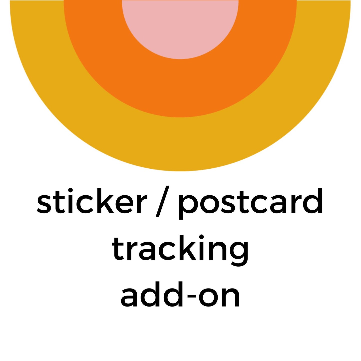 Tracking For Stickers/Post Cards