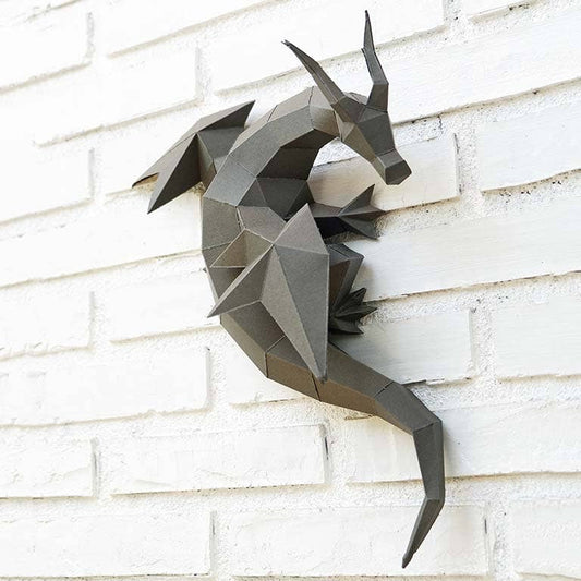 Dragon 3D PaperCraft Wall Art