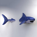 Shark 3D PaperCraft Wall Art Kit-1