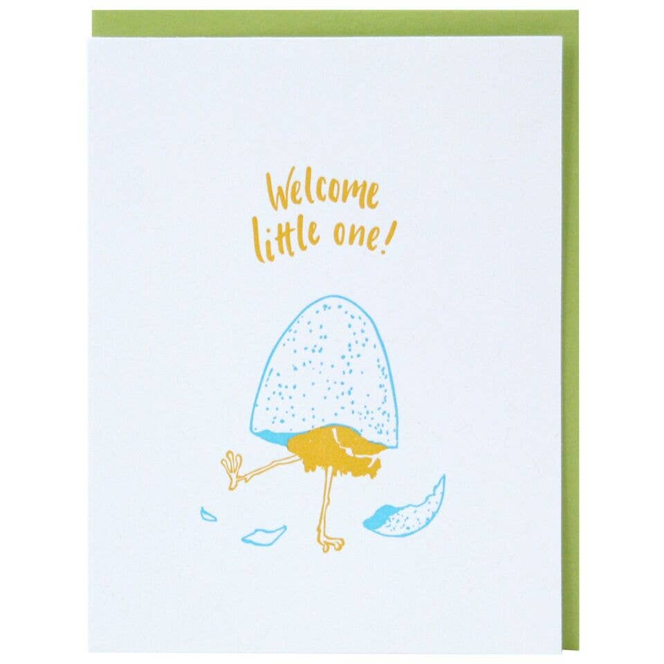 Hatchling Welcome Little One Baby Card