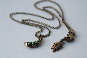 Three Peas in a Pod Necklace