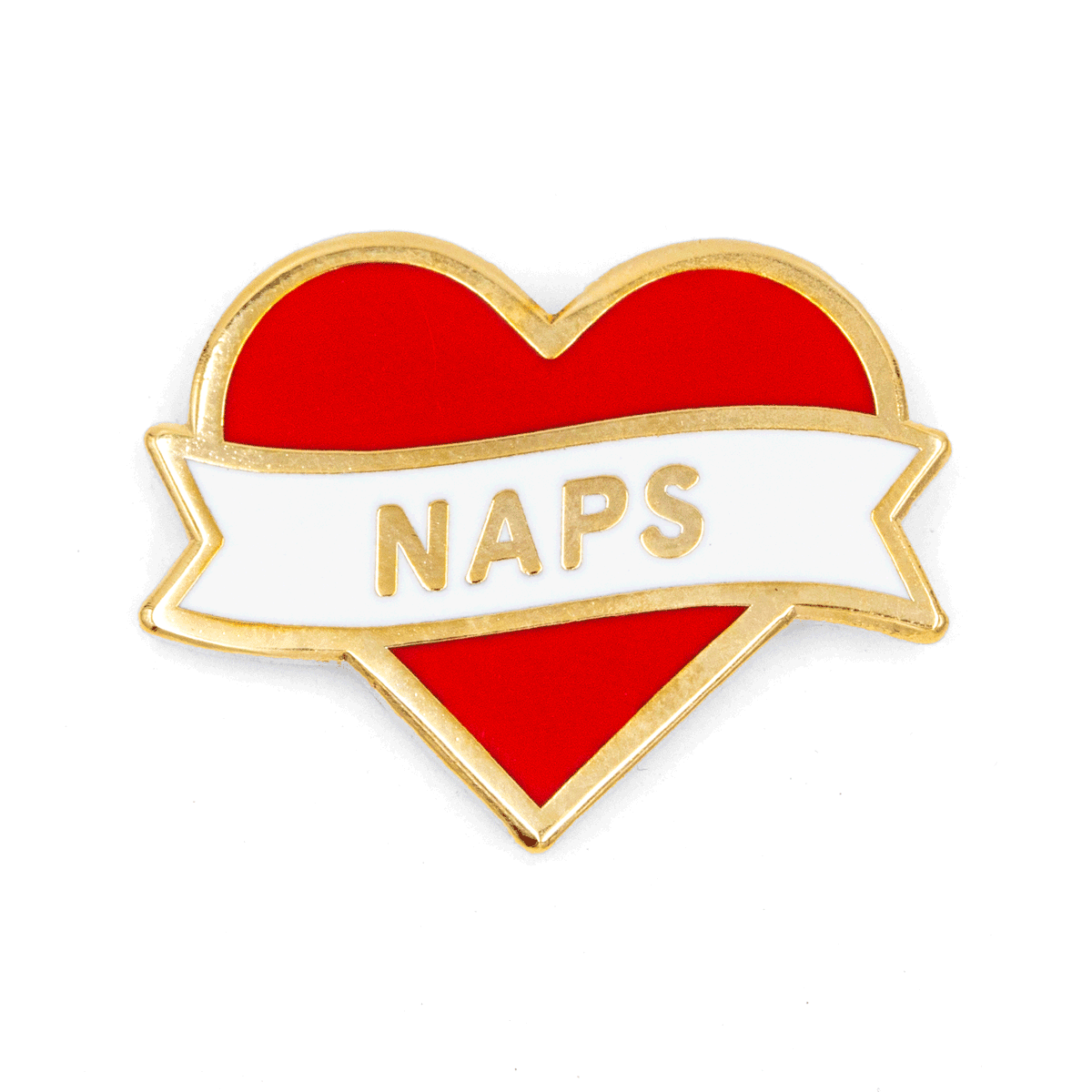 Heart Naps Enamel Pin