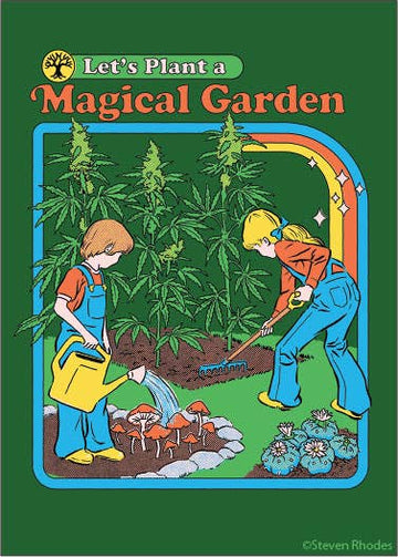 Let's Plant a Magical Garden Magnet