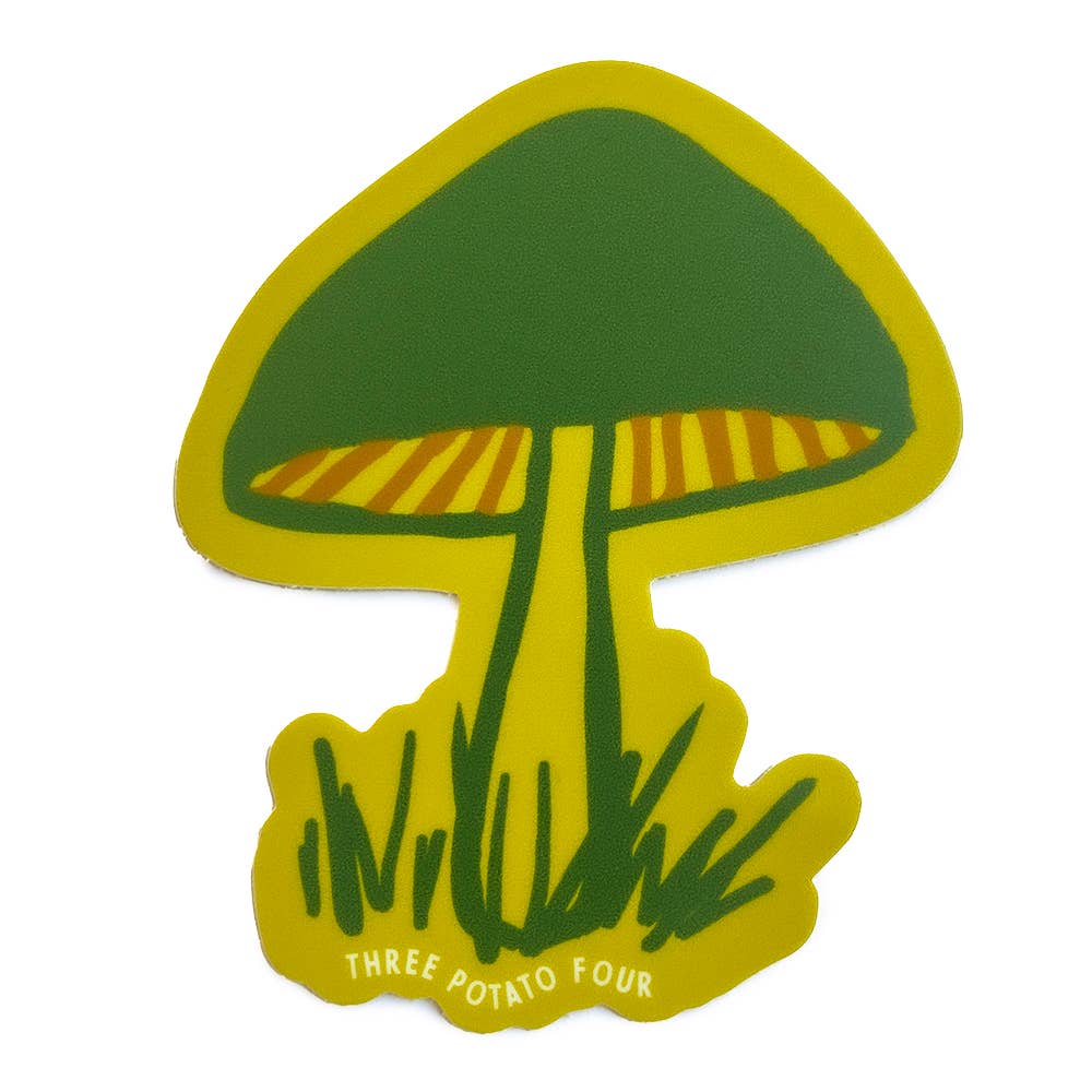 Green Mushroom Sticker