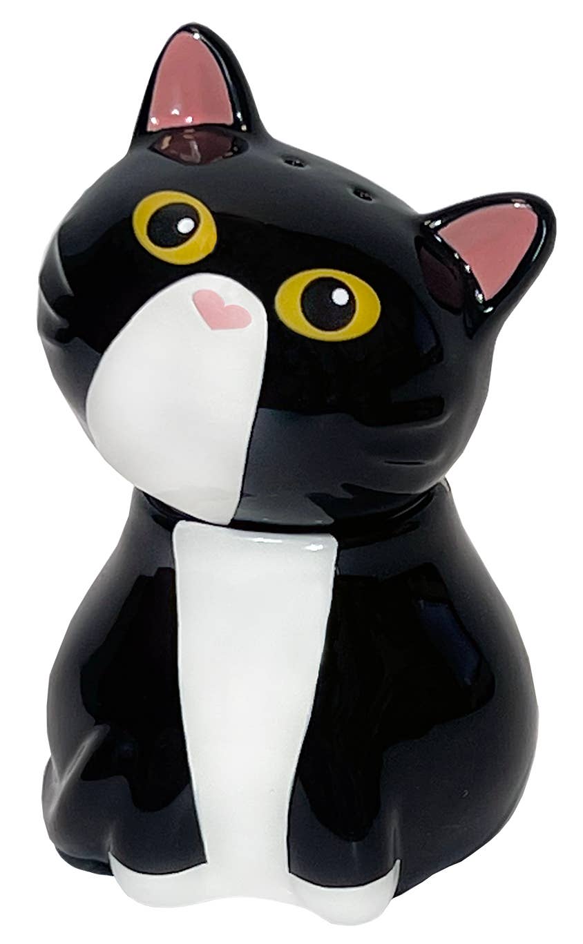 Kitty Salt + Pepper Shakers