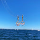 Midnight Sea Star Drop Earrings