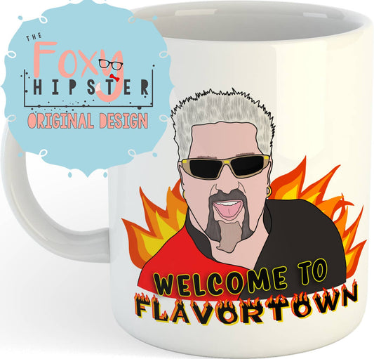 Welcome to Flavortown Guy Fieri Coffee Mug