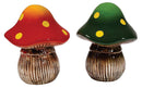 Woodland Mushroom Salt + Pepper Shakers-1