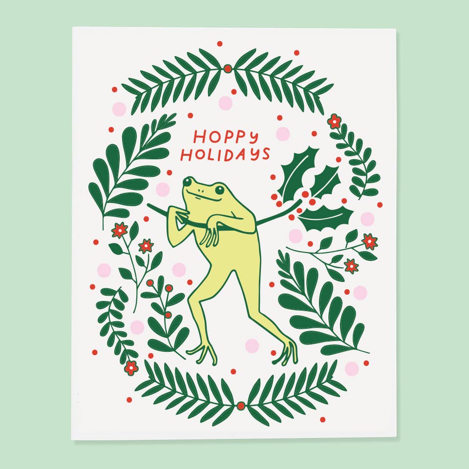 Froggy Holiday Card (Set of 6)