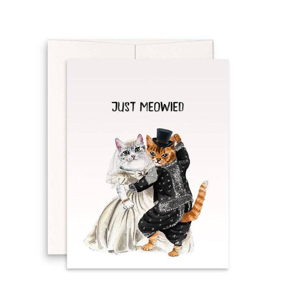 Cat Wedding Dance Card