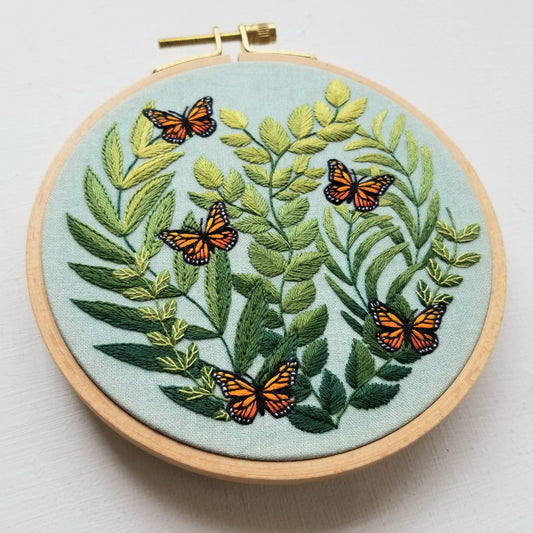 Butterfly Hand Embroidery Kit