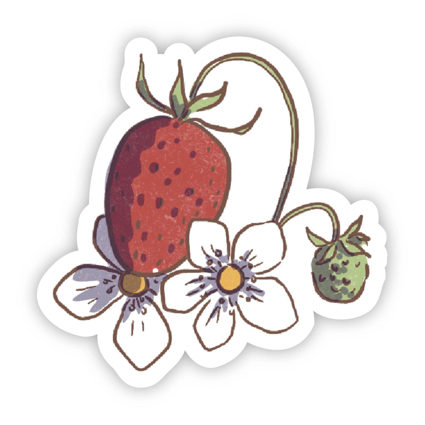 Strawberry Bloom Sticker