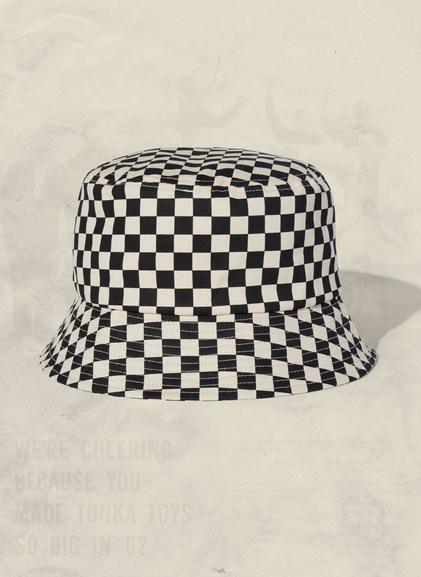 Checkerboard Bucket Hat