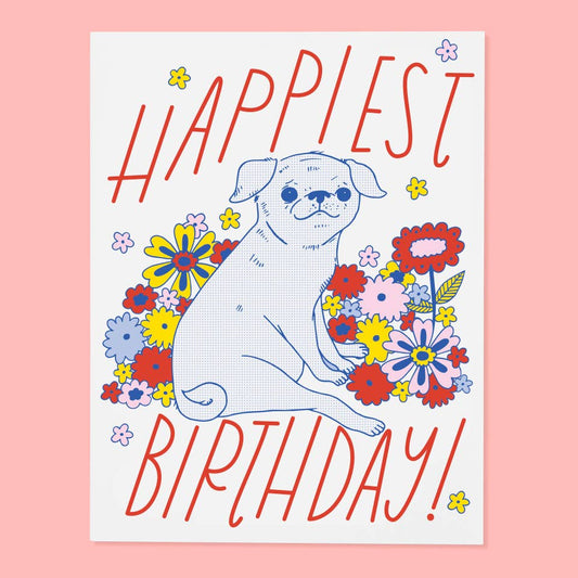Birthday Pug Card