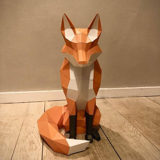 Fox 3D PaperCraft Art Kit