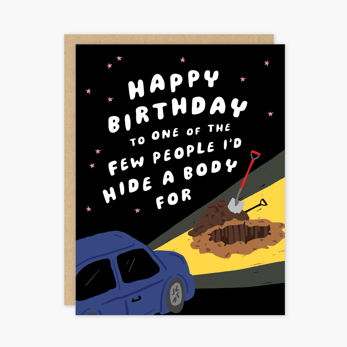 Hide a Body Birthday Card